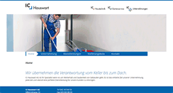 Desktop Screenshot of ic-hauswart.ch