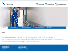 Tablet Screenshot of ic-hauswart.ch
